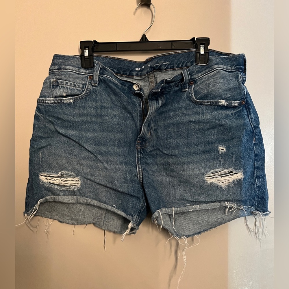 Old Navy Slouchy Straight Denim Short